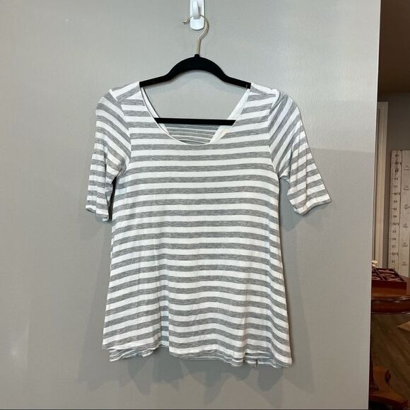 Puella Anthropologie Striped A line Top XSP - Picture 1 of 5